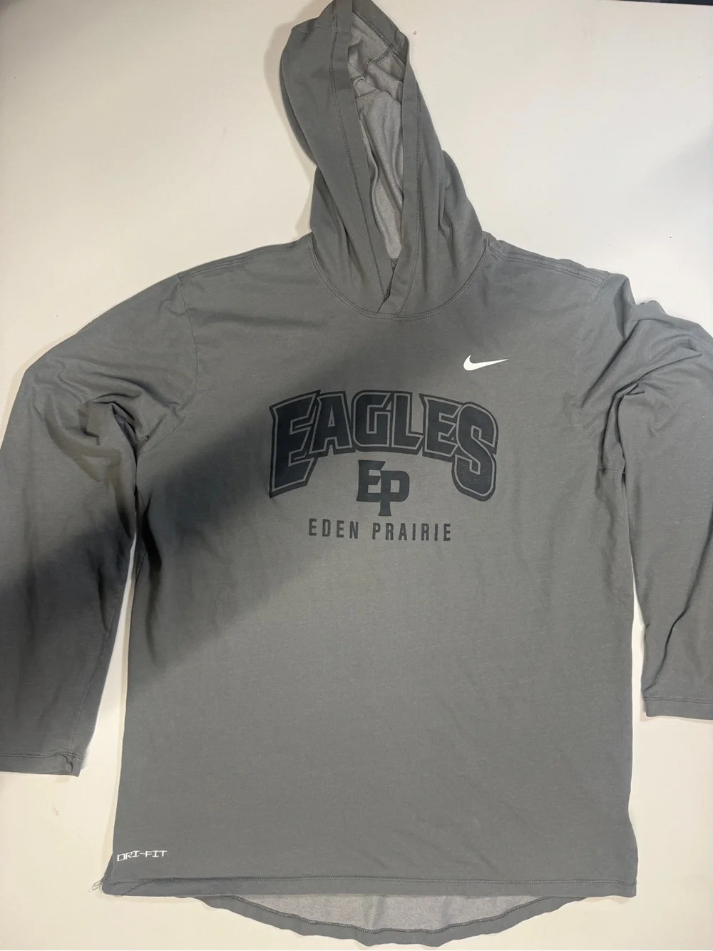 Nike‎ Gray Eagles Eden Prairie Hooded Dri-FIT Top